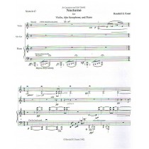 Nocturne for Alto Saxophone, Violin, and Piano (1992)
