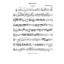 Three Pieces for Solo Horn by William Presser